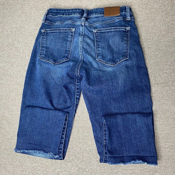 Lucky Brand Lolita Skinny Denim Jeans Women's 4/27 Distressed Blue Casual Pants - Picture 8 of 16